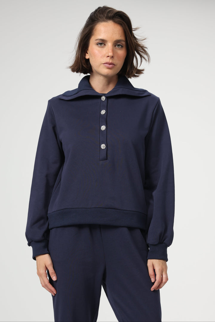 Clouding Navy Sweatshirt