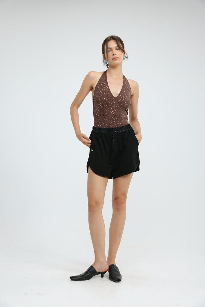 Halo Brown Bodysuit