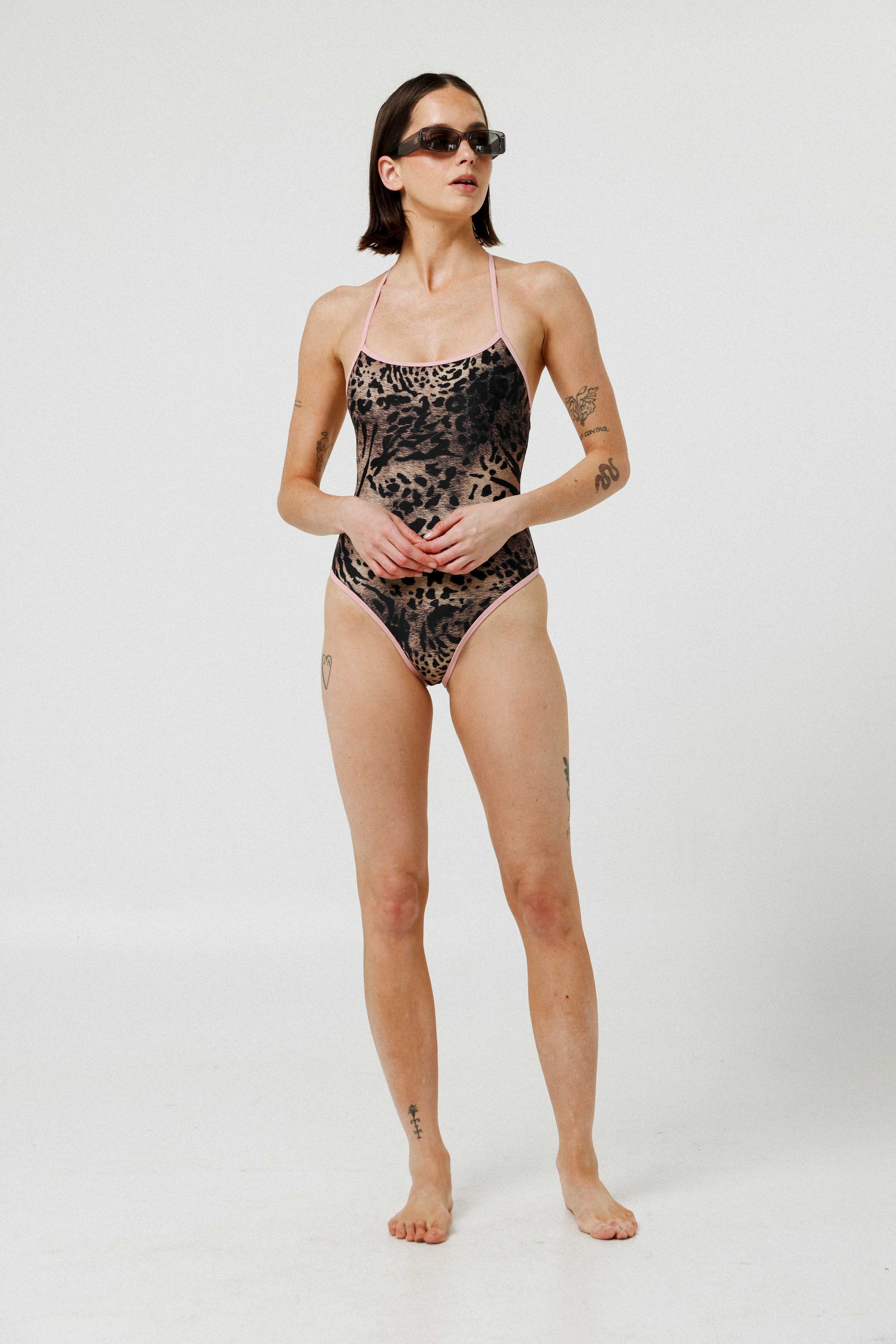 Lavender Leopard Swimsuit – SEESTARZ