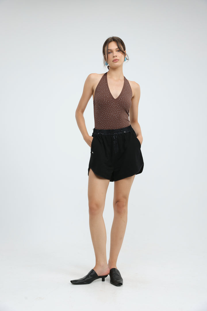 Halo Brown Bodysuit