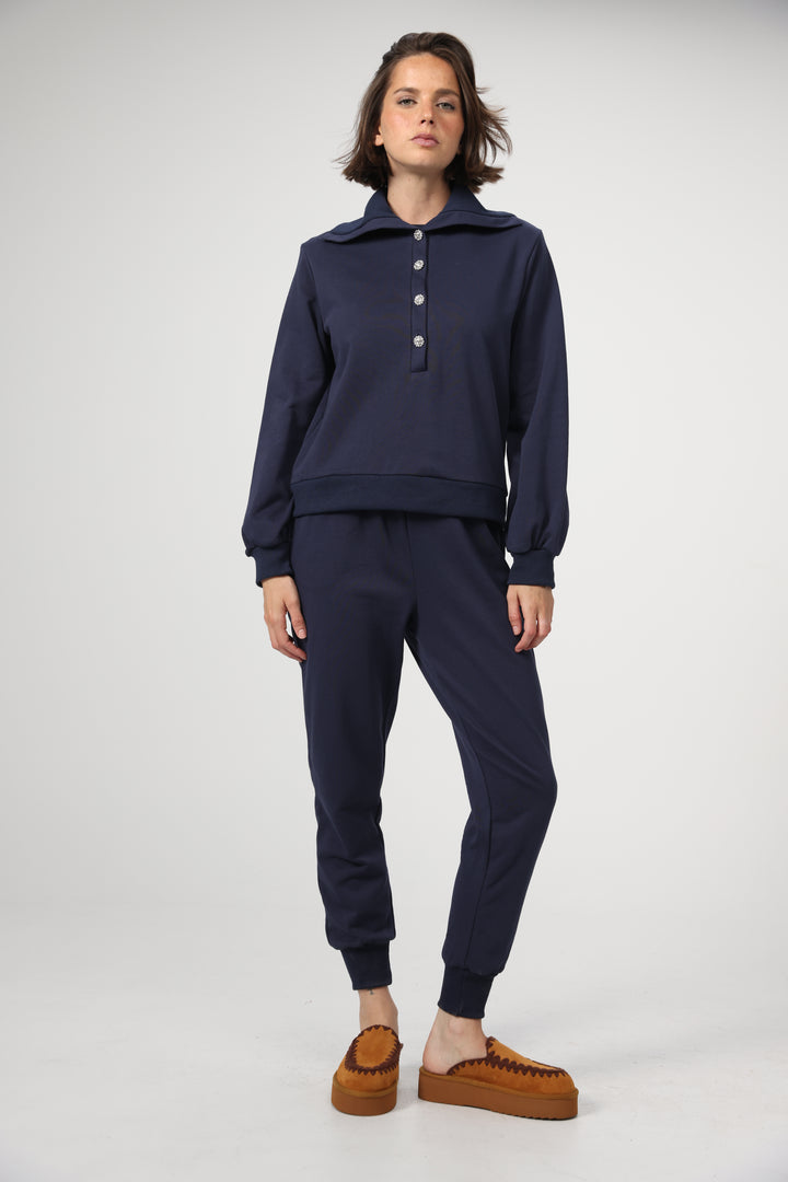 Comfort Navy Joggers