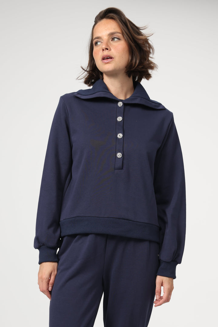 Clouding Navy Sweatshirt