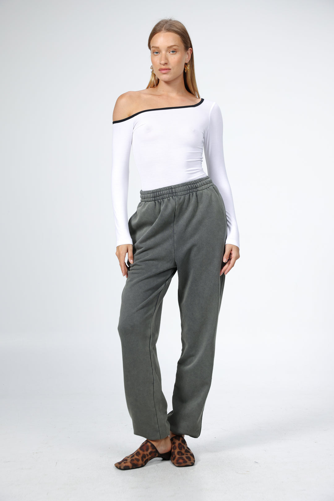 Temptation White Drop Shoulder Top