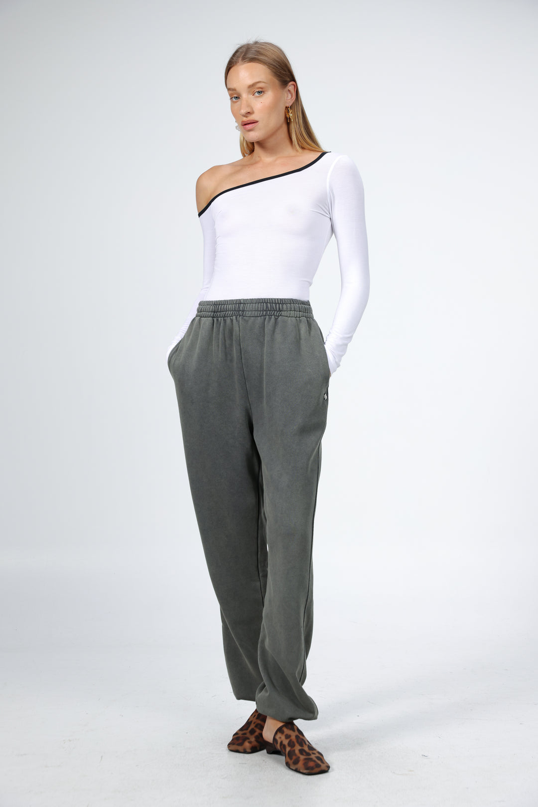 Temptation White Drop Shoulder Top