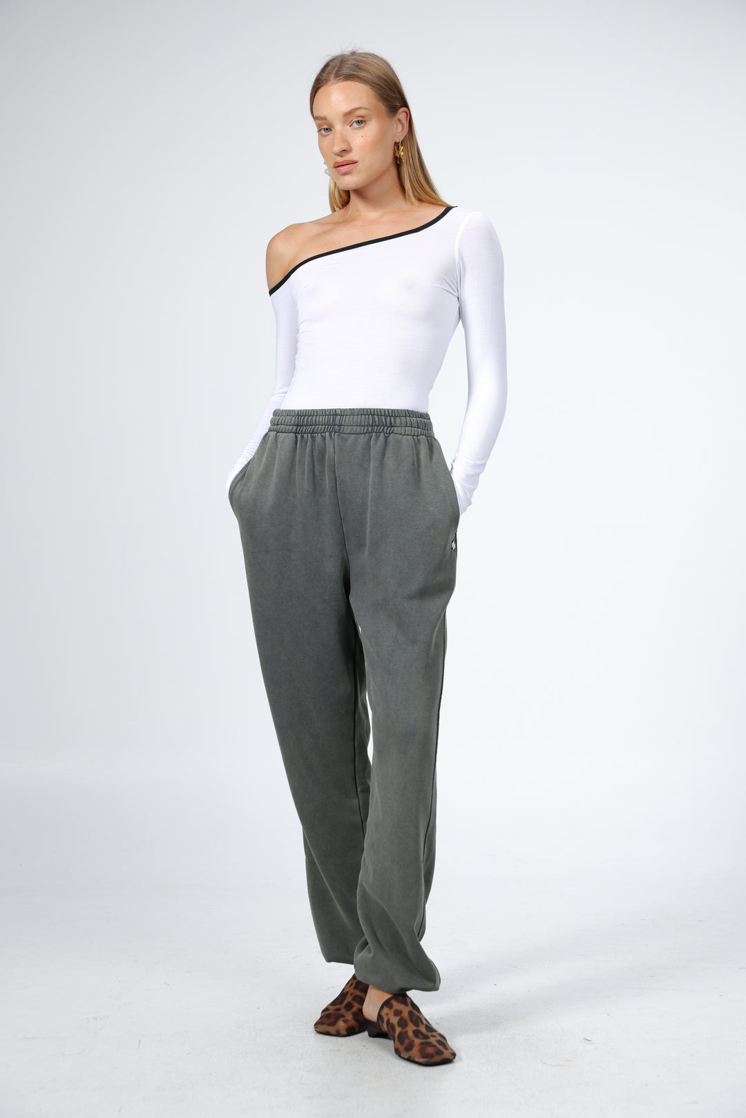 Temptation White Drop Shoulder Top