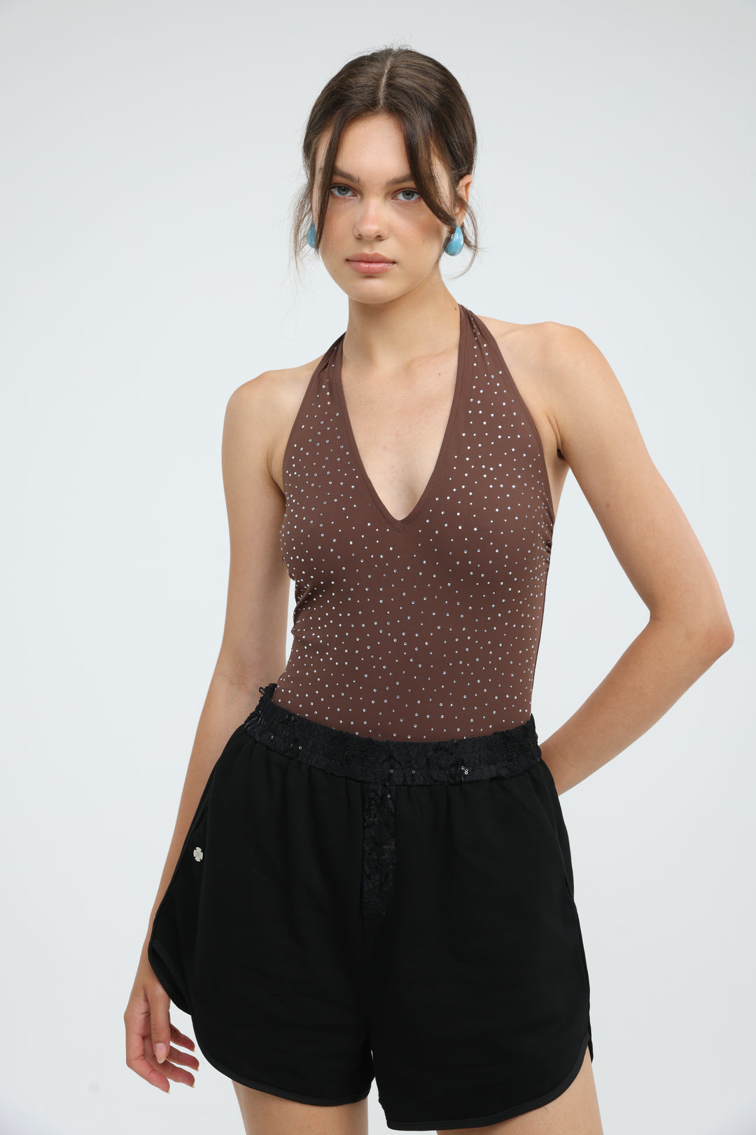 Halo Brown Bodysuit