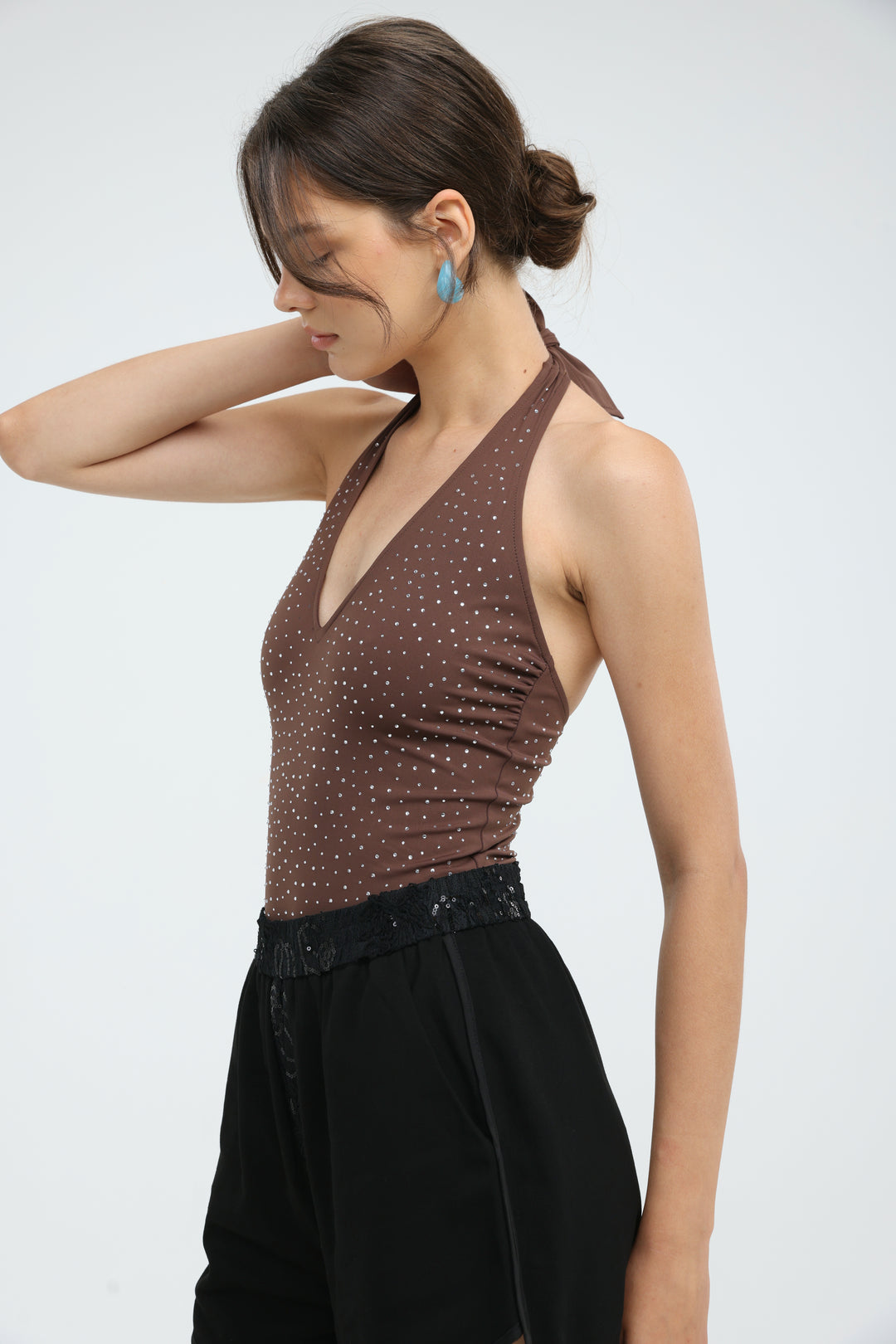 Halo Brown Bodysuit