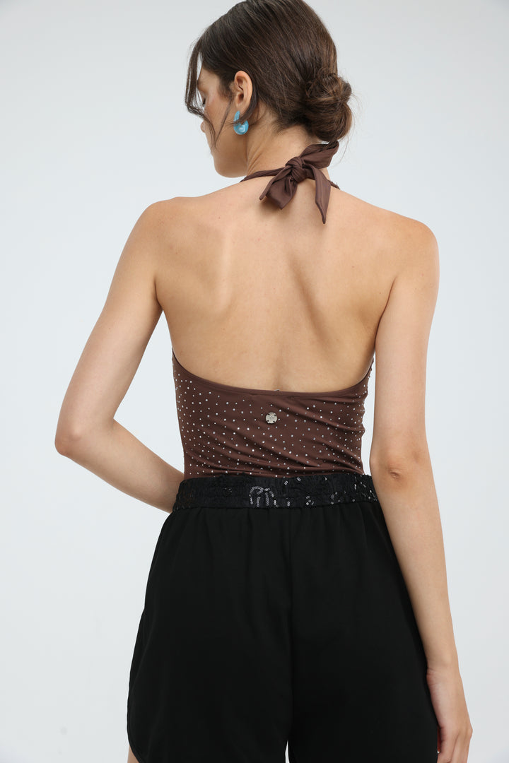 Halo Brown Bodysuit