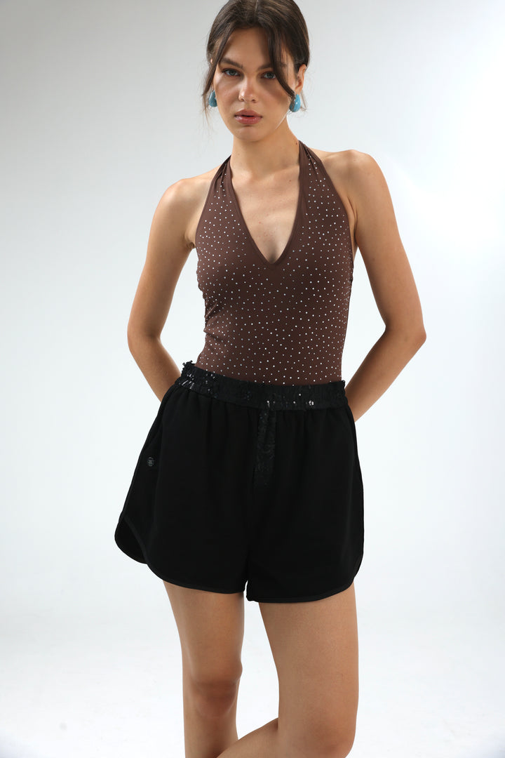 Halo Brown Bodysuit