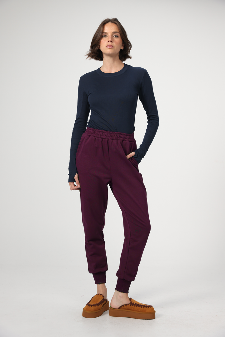 Comfort Plum Joggers