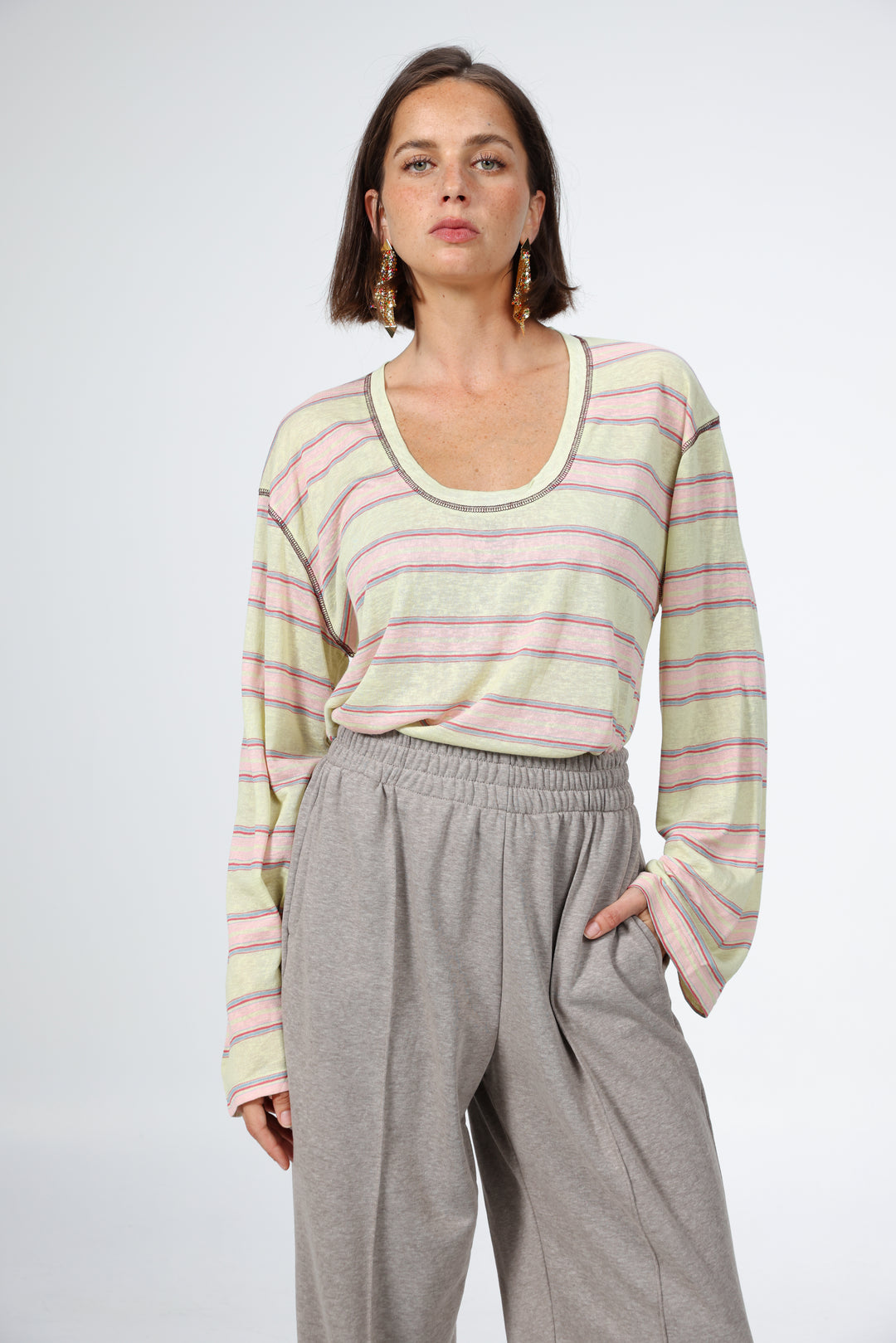 Air Pink Striped Shirt