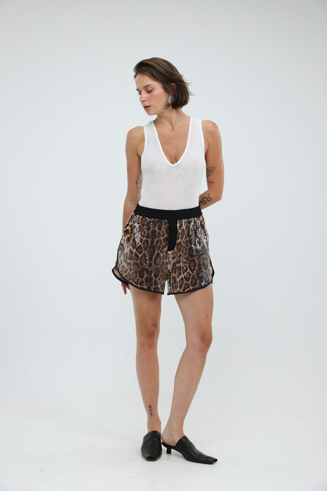 Scene Leopard Shorts