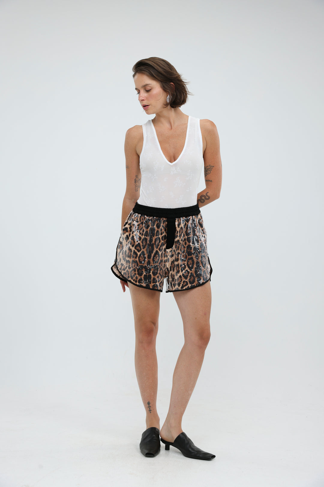 Scene Leopard Shorts