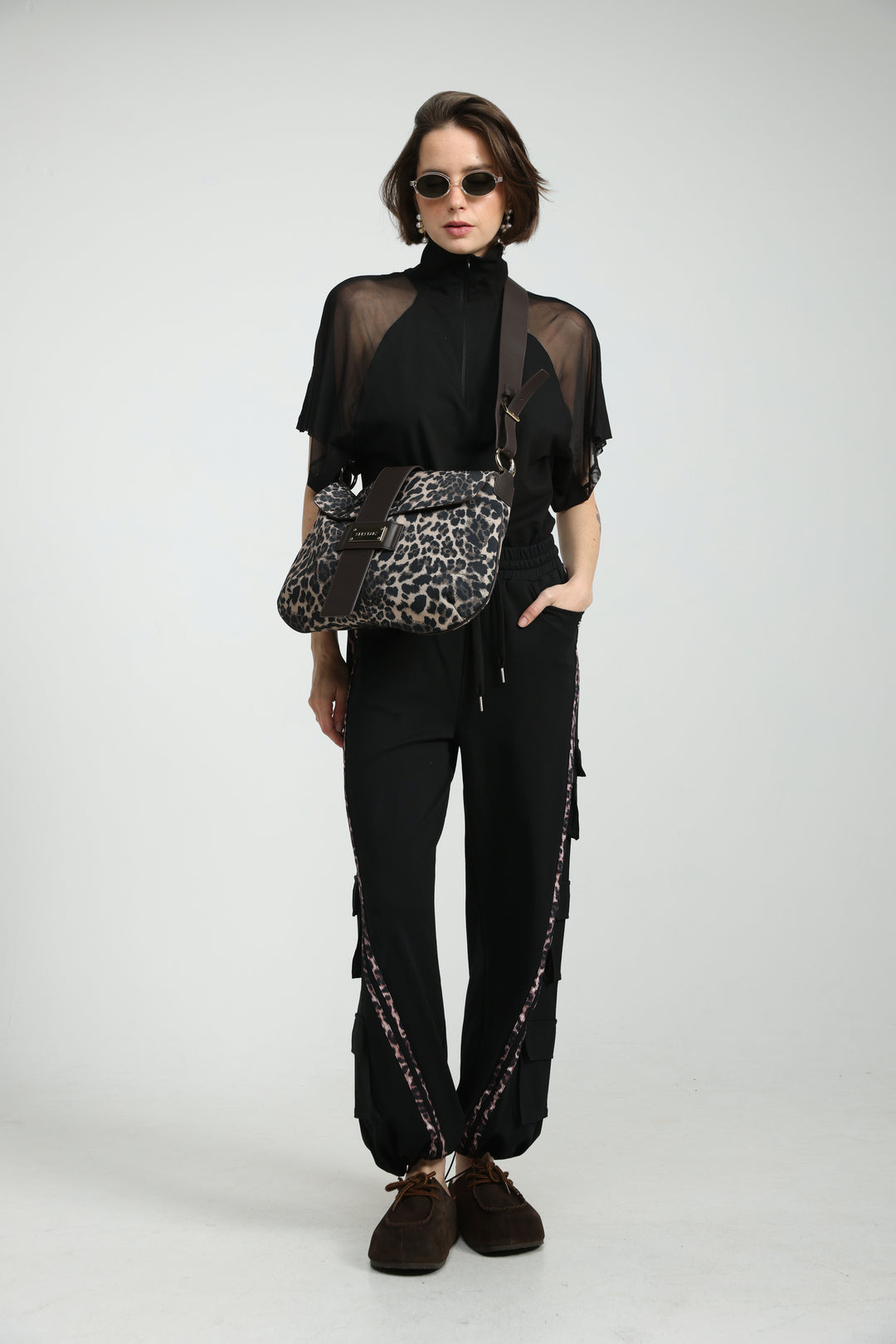 Art Leopard Bag