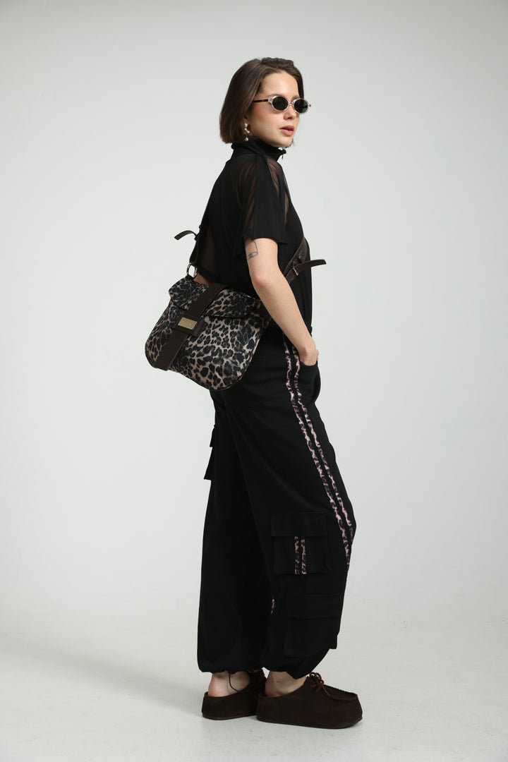 Art Leopard Bag