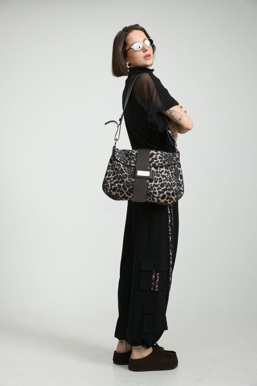 Art Leopard Bag