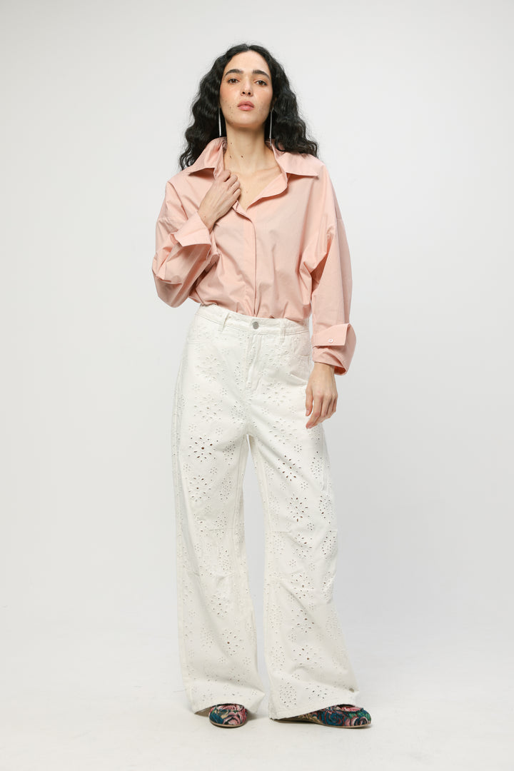 Classic Light Pink Buttoned Shirt