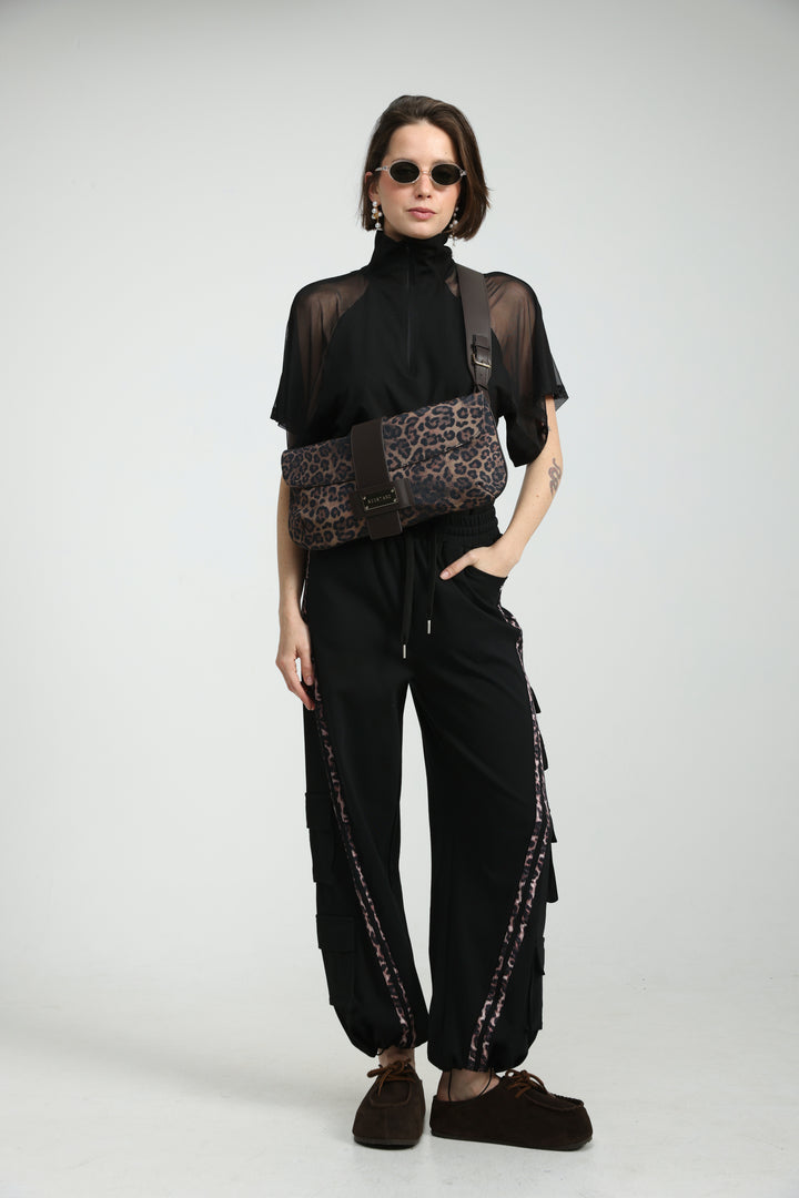 Arty Leopard Belt Bag