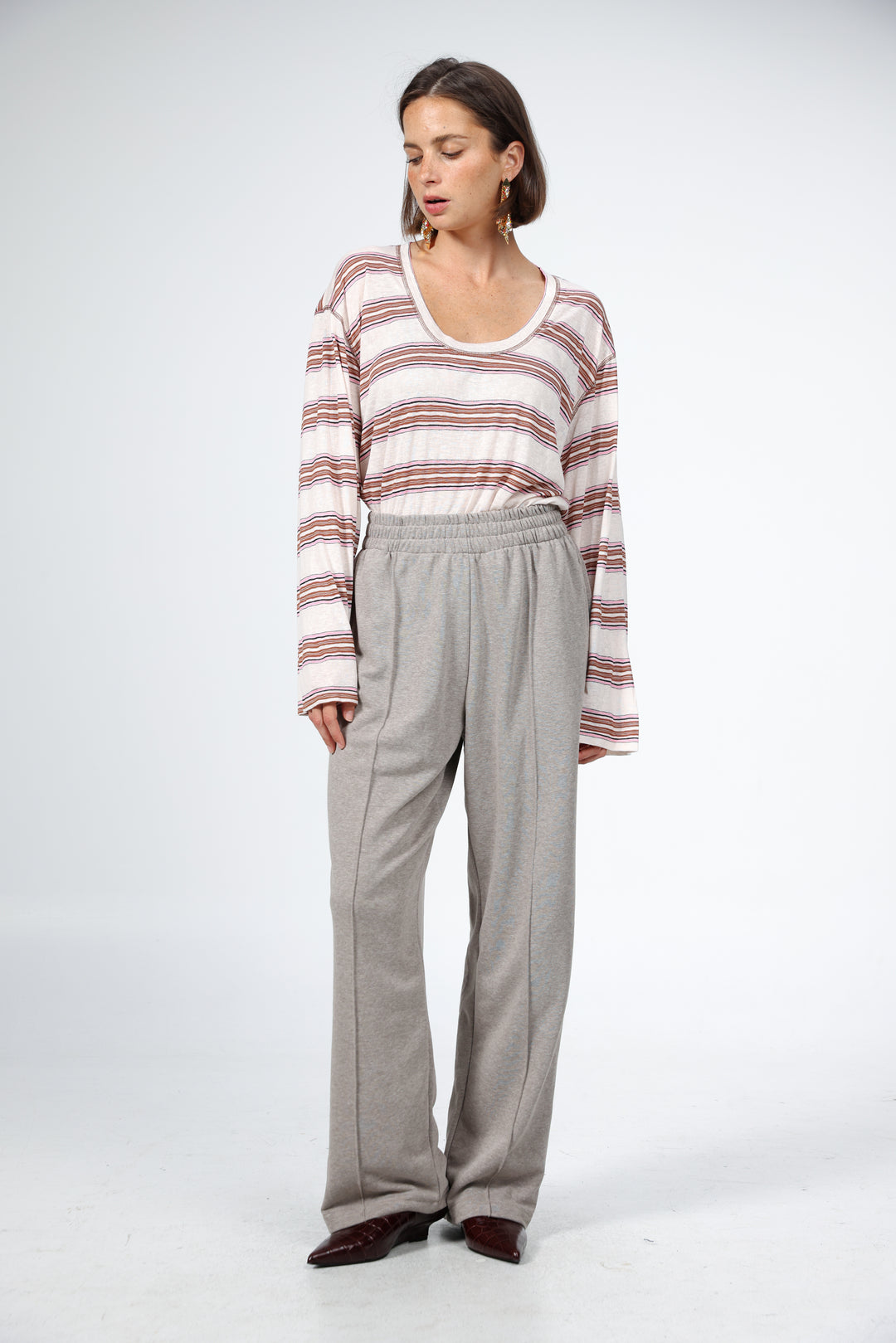 Air Brown Striped Shirt