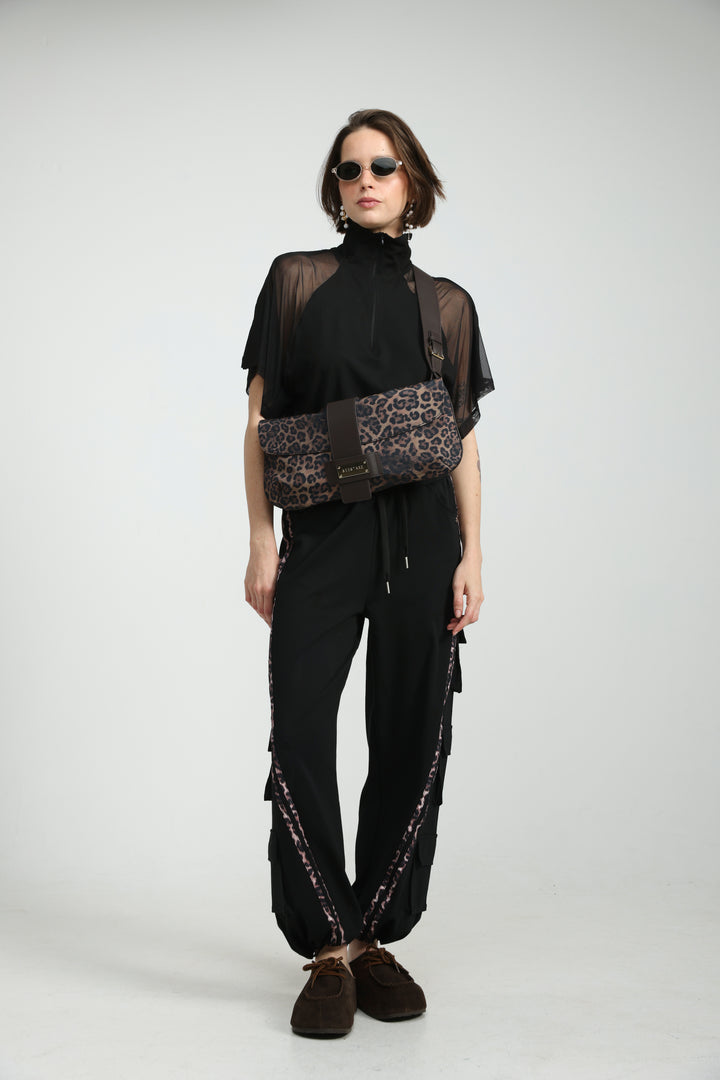 Arty Leopard Belt Bag