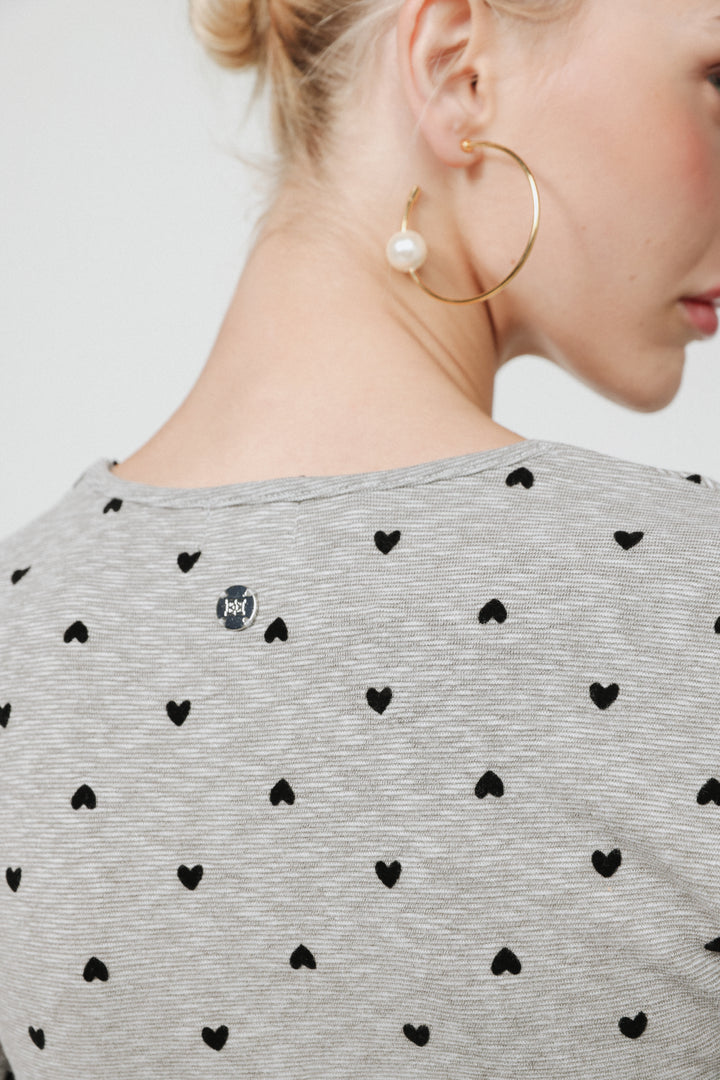 People Grey Bodysuit