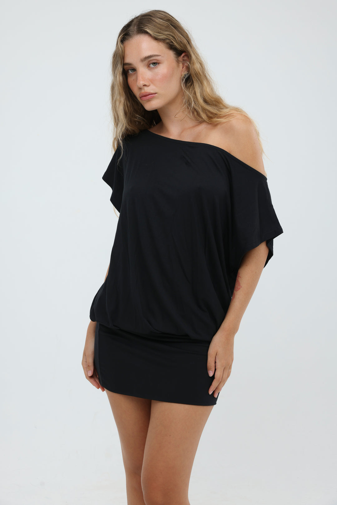 Drift Black Mini Dress