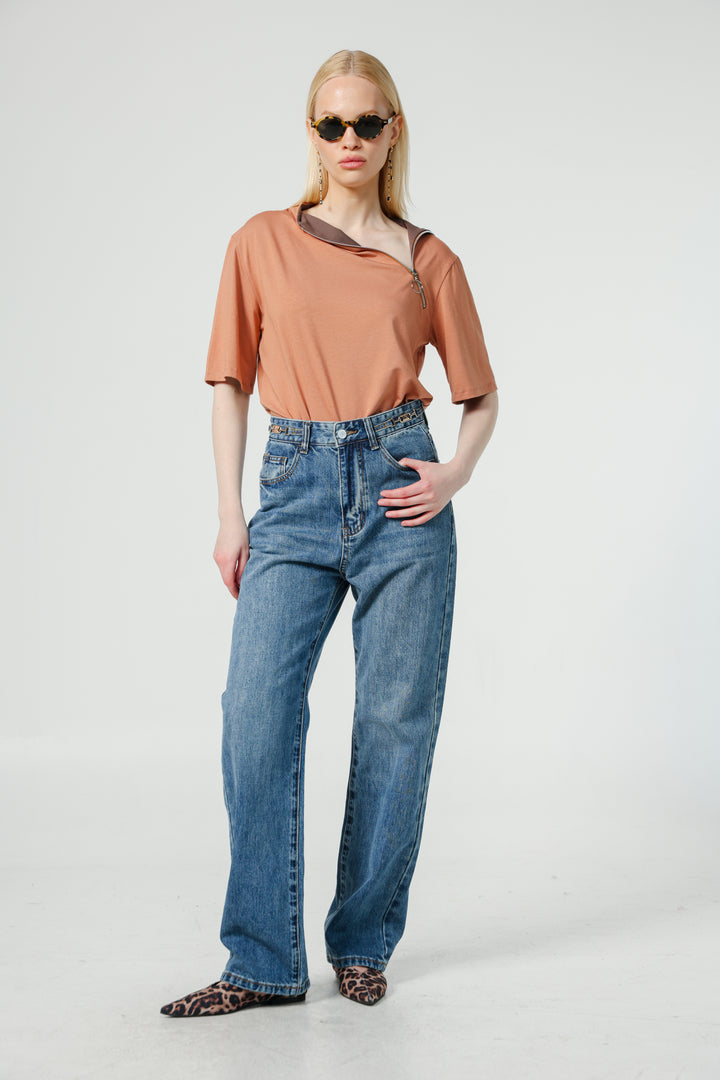 Asa Peach Polo