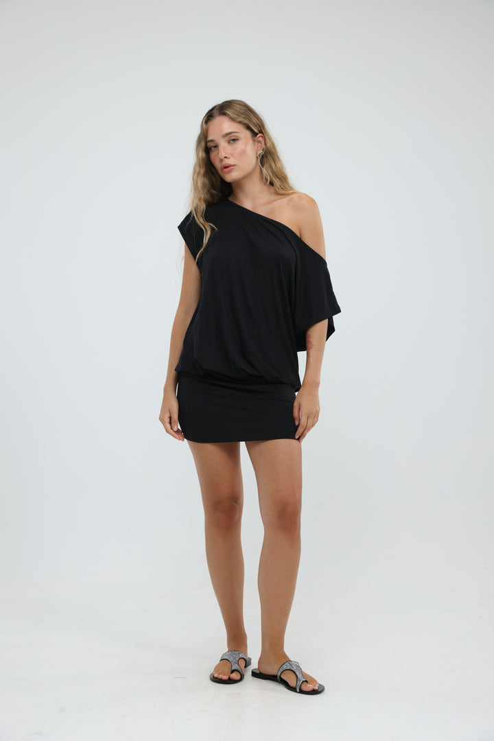 Drift Black Mini Dress