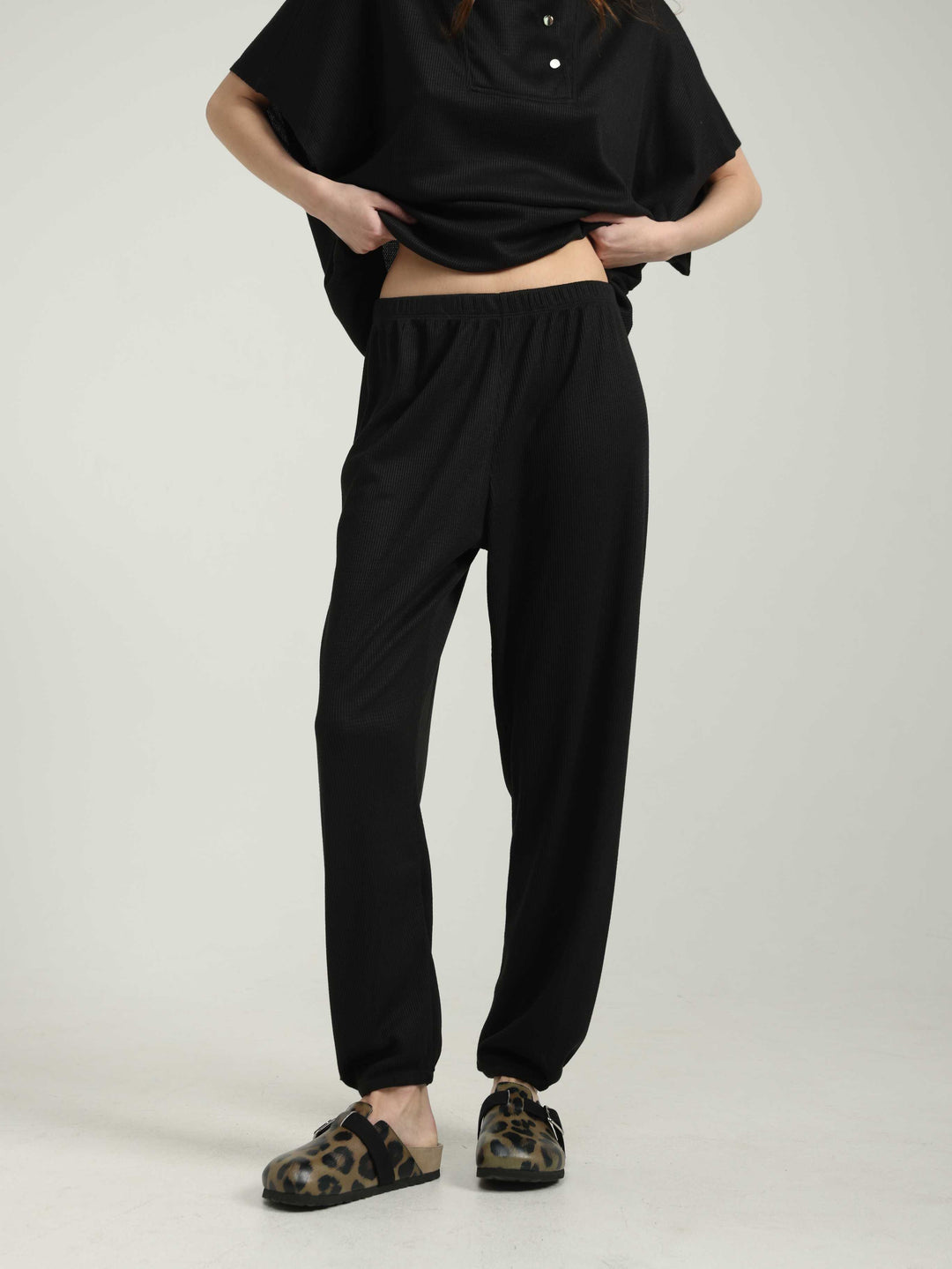 Lounge Black Joggers