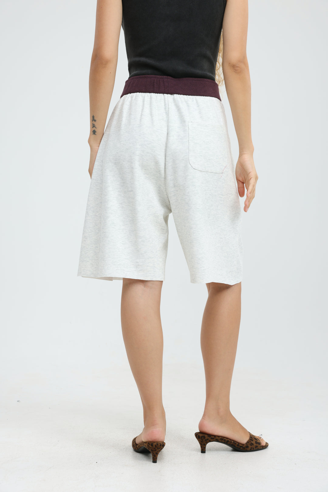 Foreign Light Grey Bermuda Shorts
