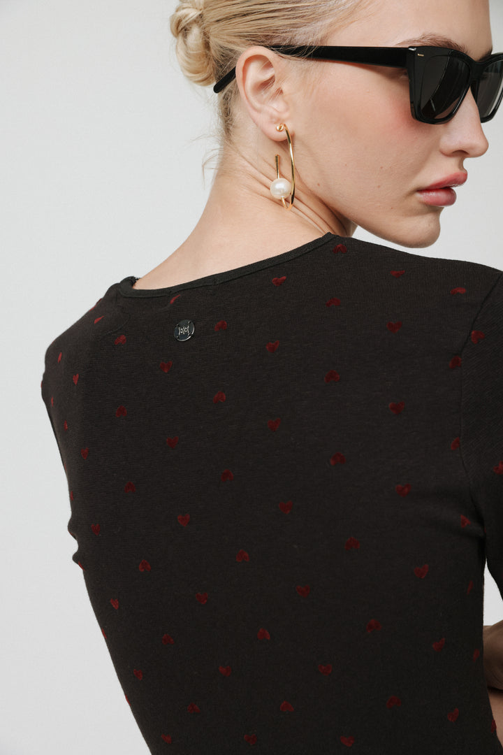 People Black Bodysuit