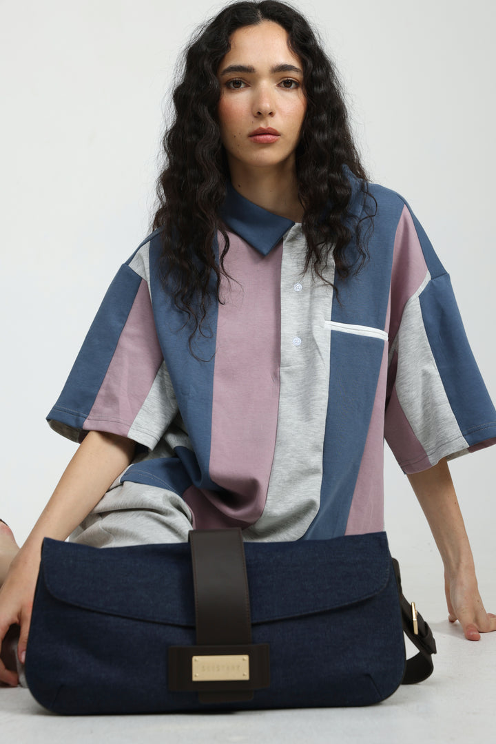 Arty Denim Belt Bag