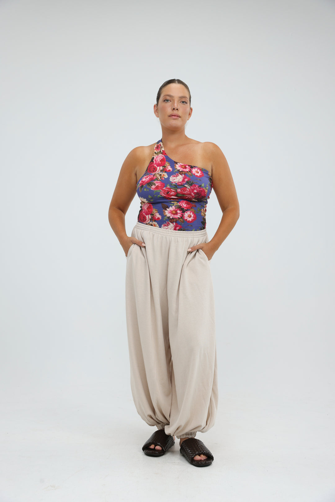 Moma Pink Floral Bodysuit