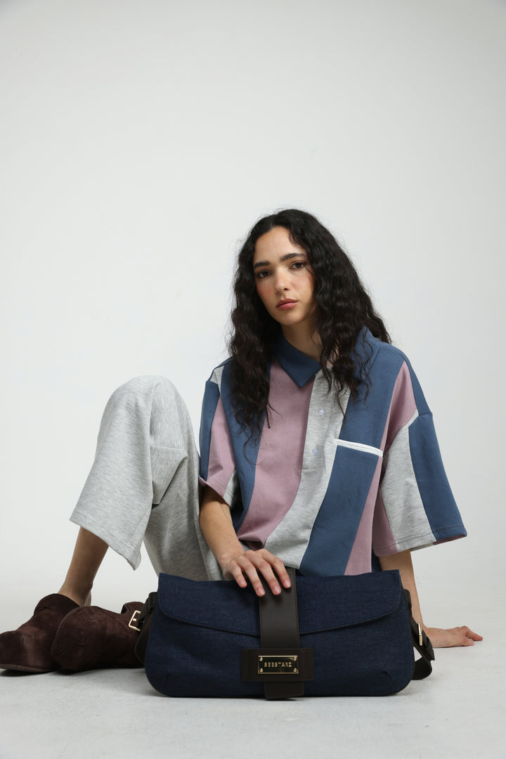 Arty Denim Belt Bag