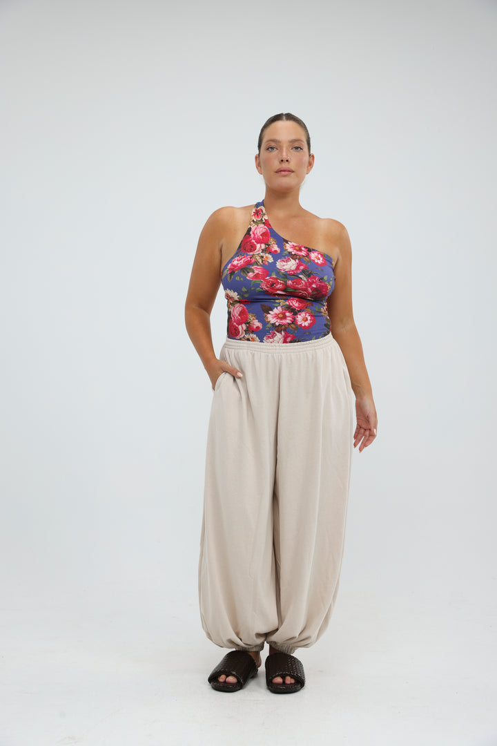 Moma Pink Floral Bodysuit