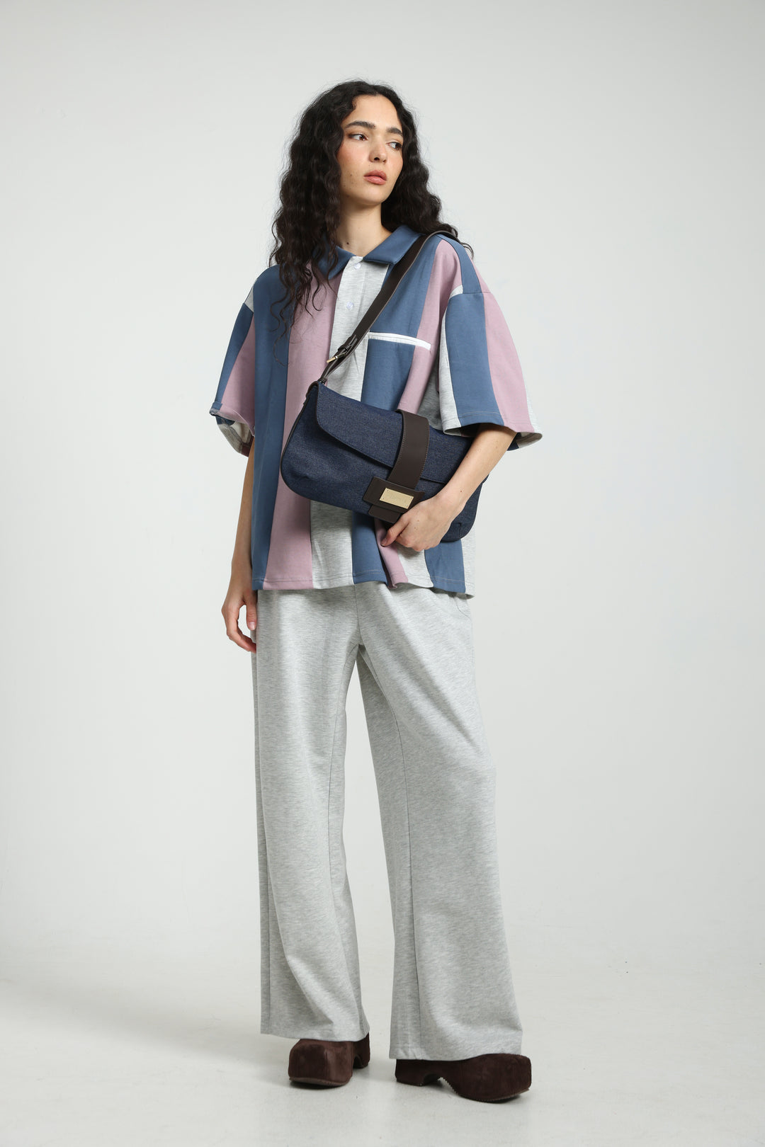 Arty Denim Belt Bag