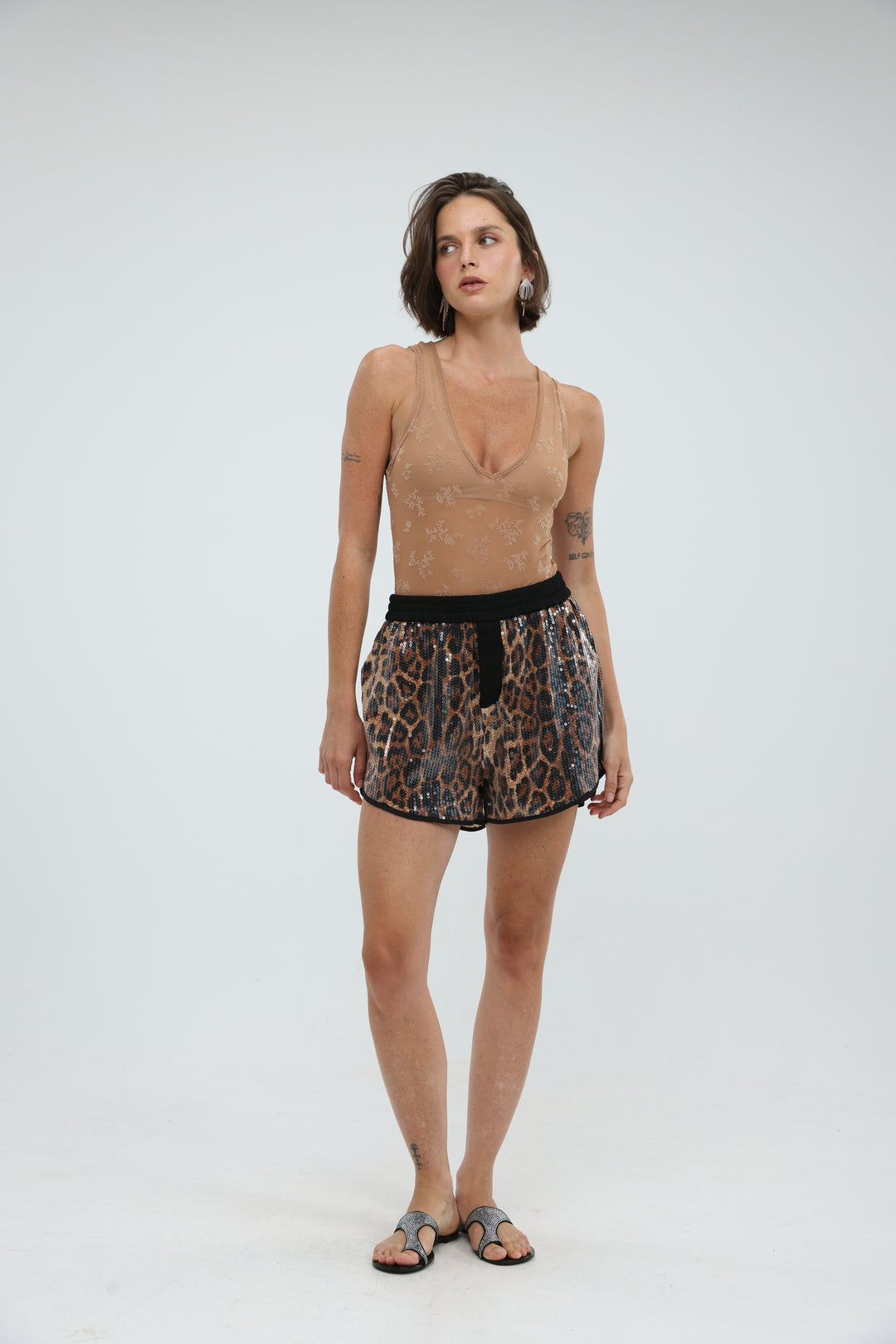 Frame Camel Bodysuit