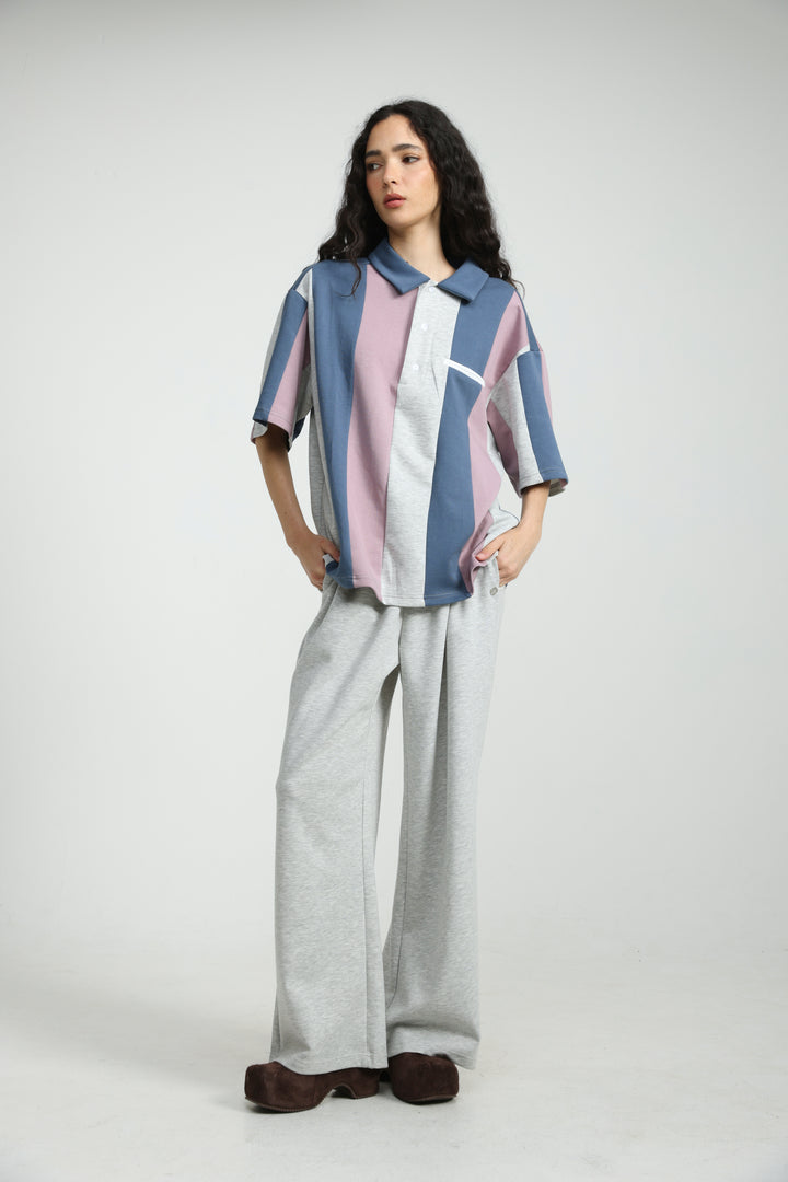 Baseball Blue Mix Polo