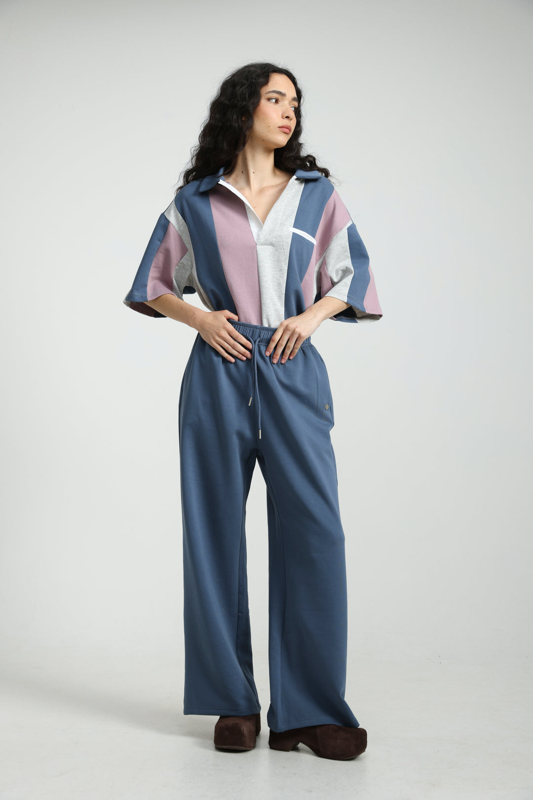 Baseball Blue Mix Polo