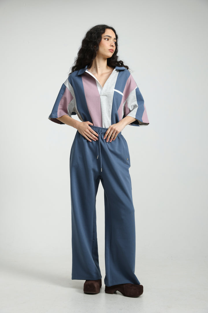 Baseball Blue Mix Polo