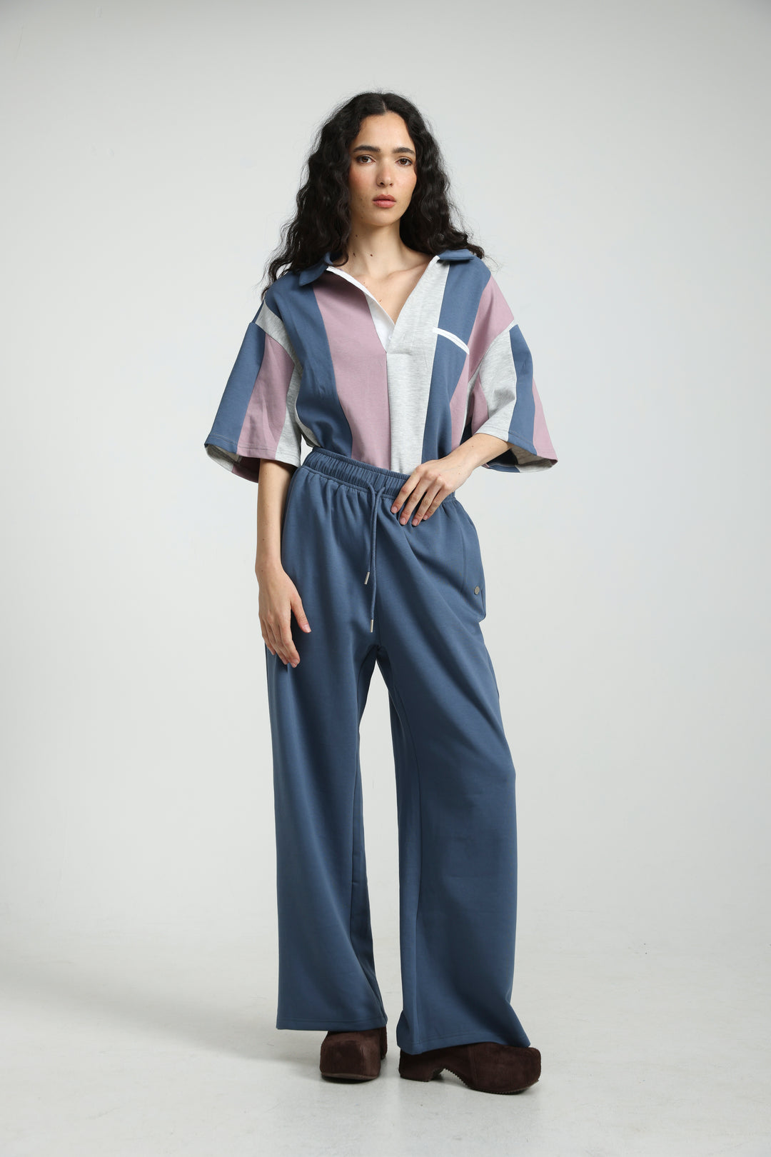 Baseball Blue Joggers