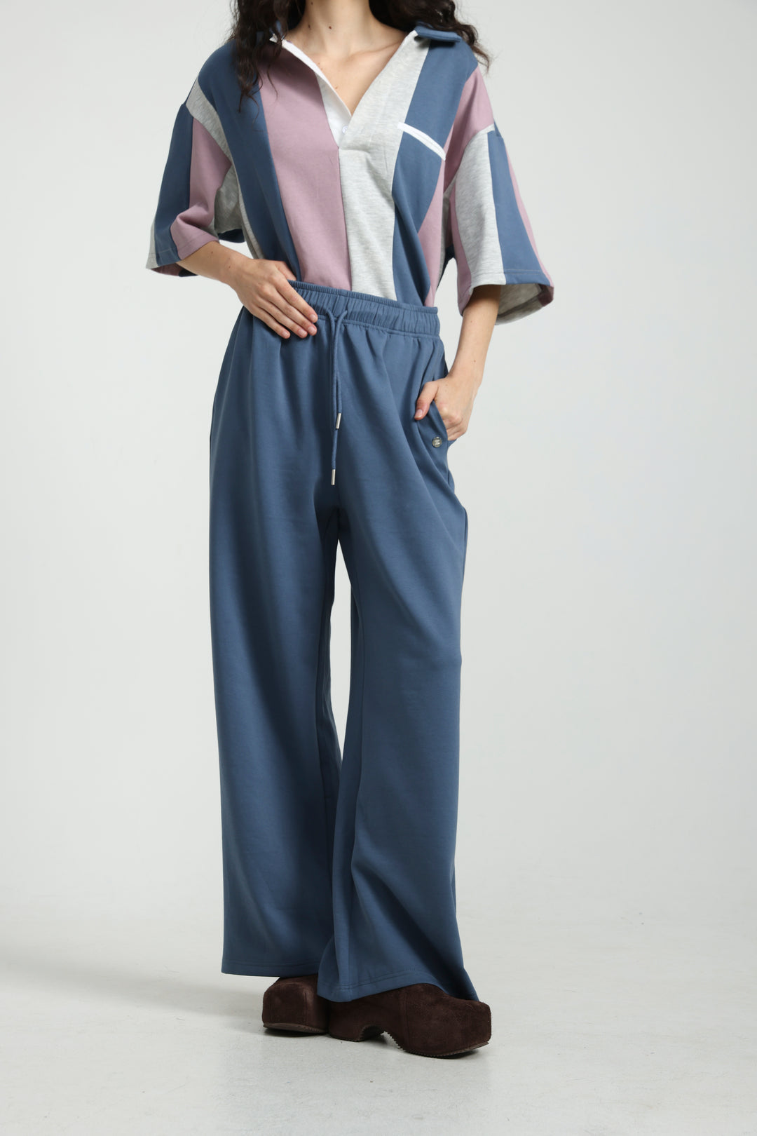 Baseball Blue Joggers