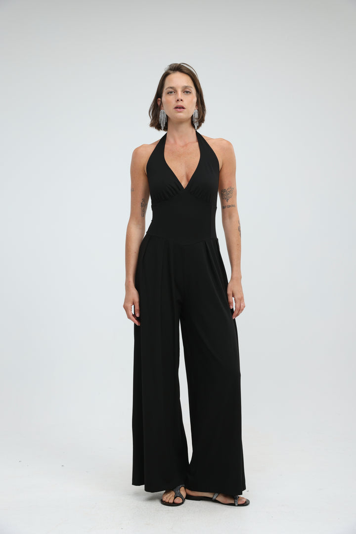 Goal Black Jumpsuit