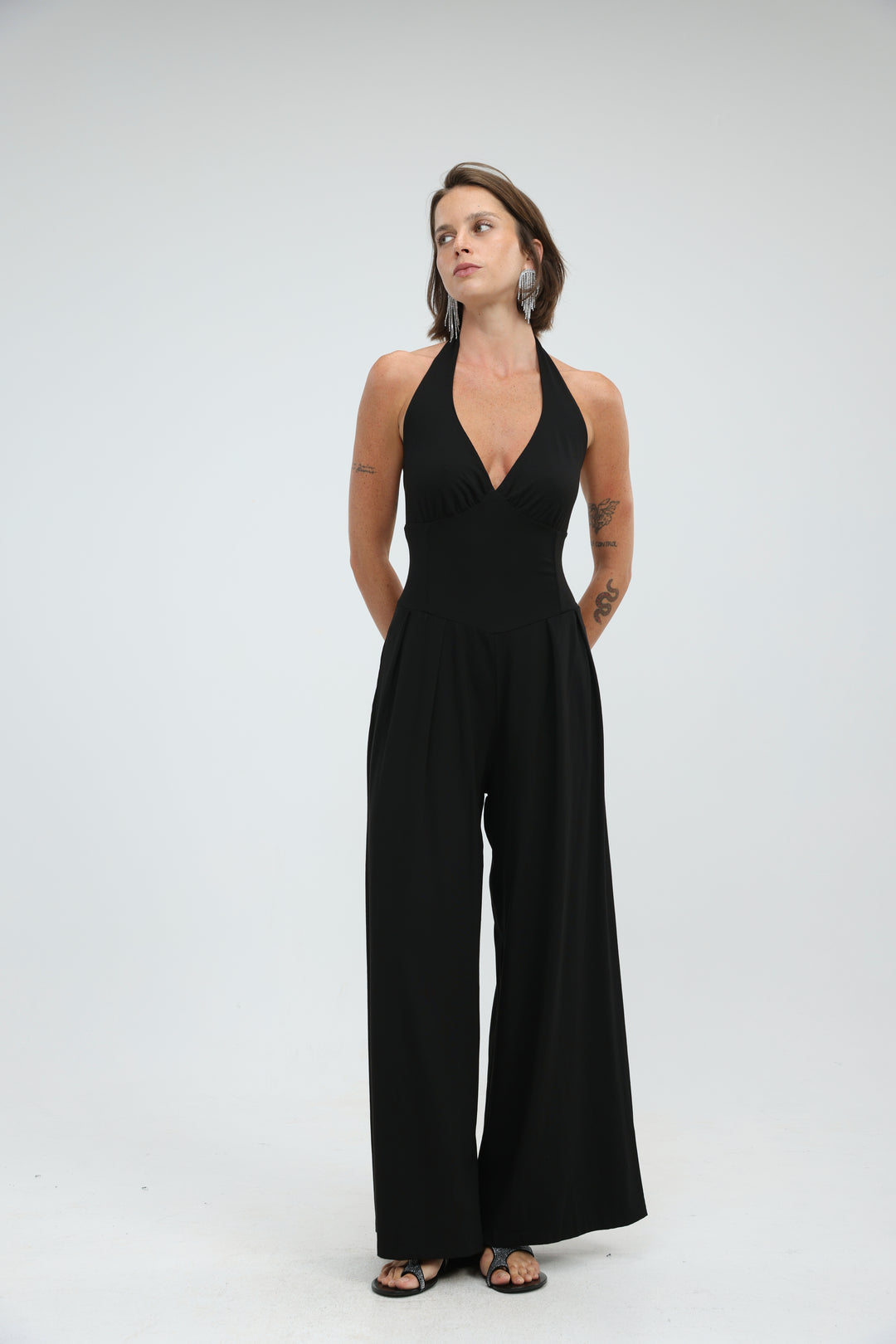 Goal Black Jumpsuit