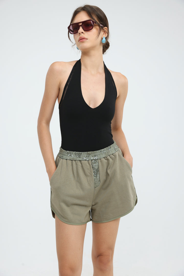 Scene Olive Shorts