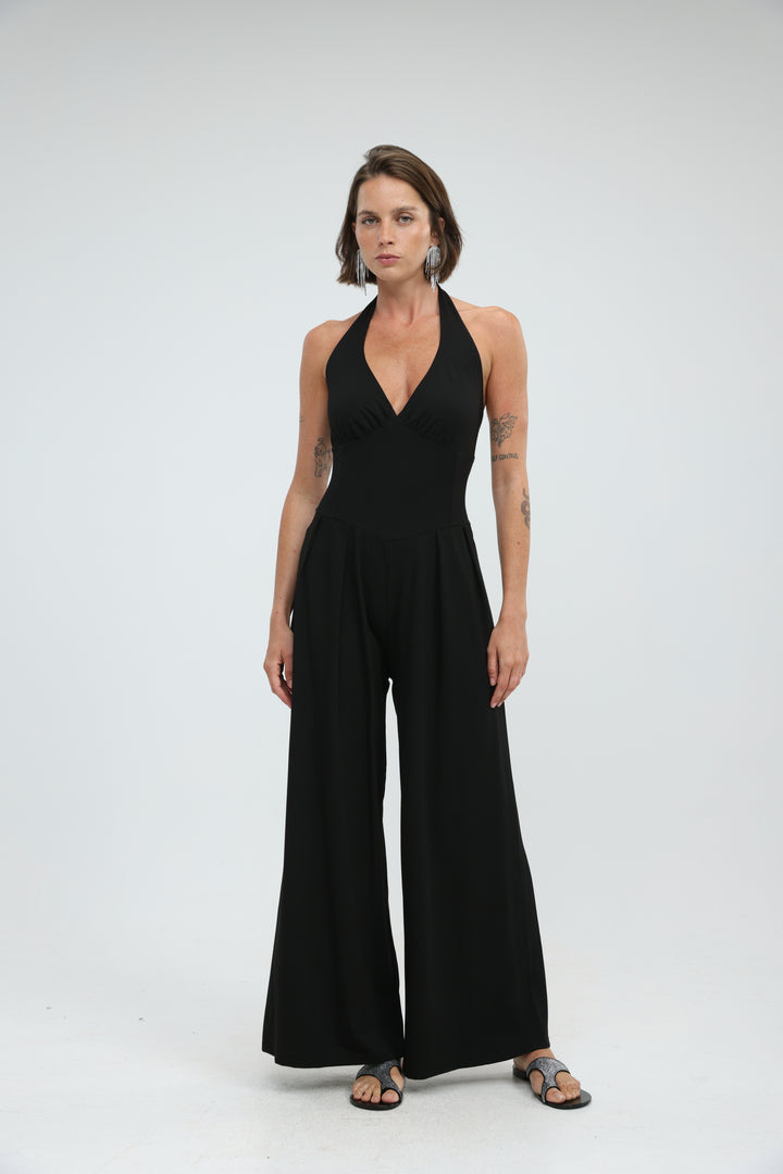 Goal Black Jumpsuit