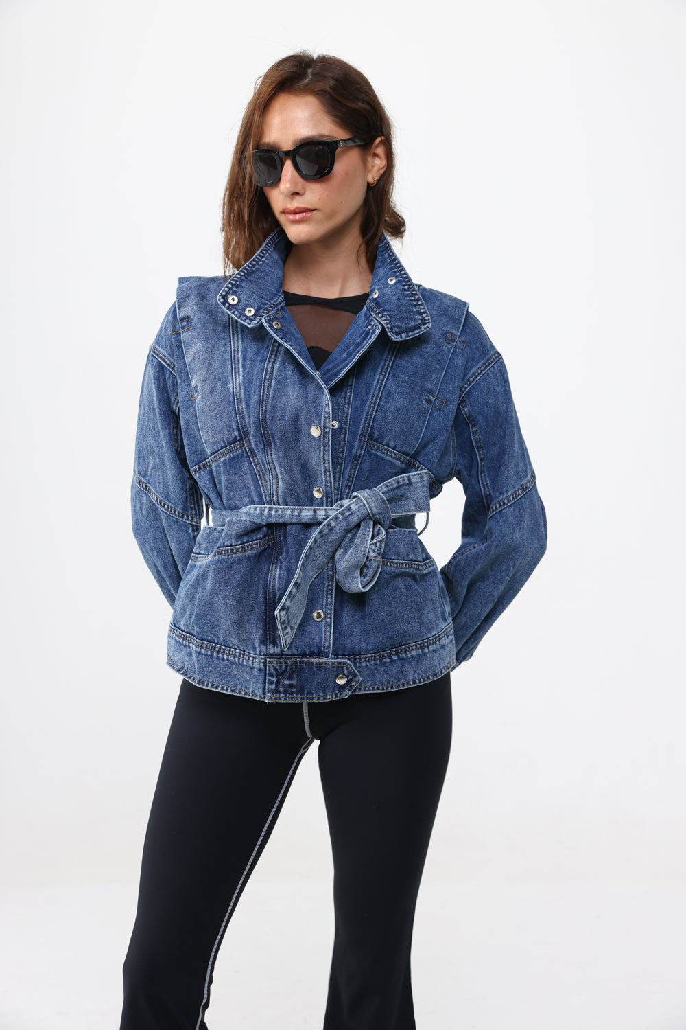 Wrap Blue Denim Jacket – SEESTARZ