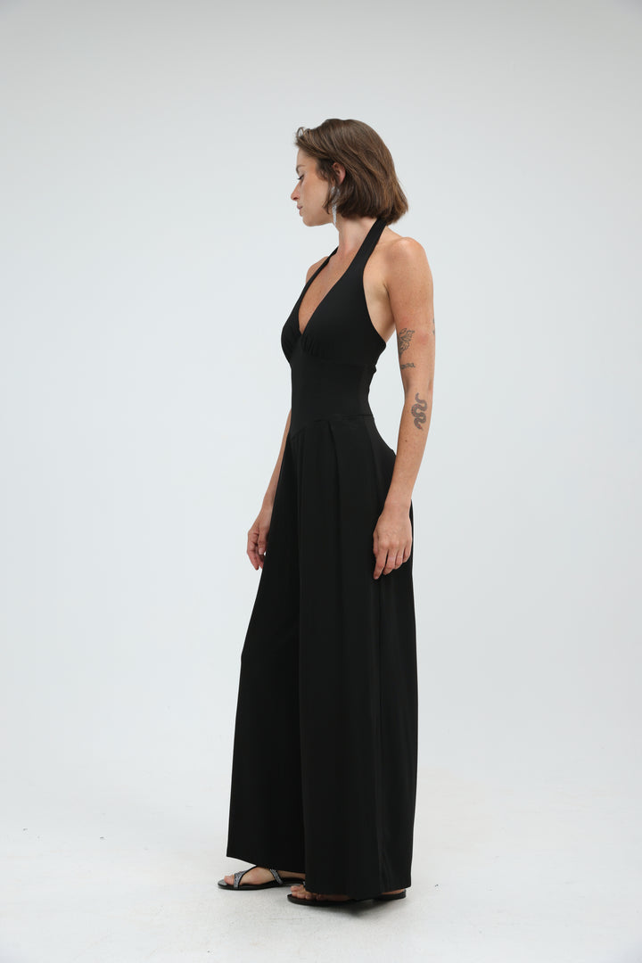 Goal Black Jumpsuit