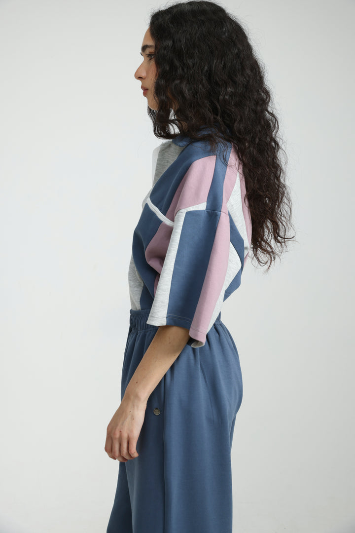 Baseball Blue Mix Polo