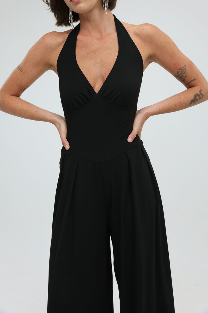 Goal Black Jumpsuit